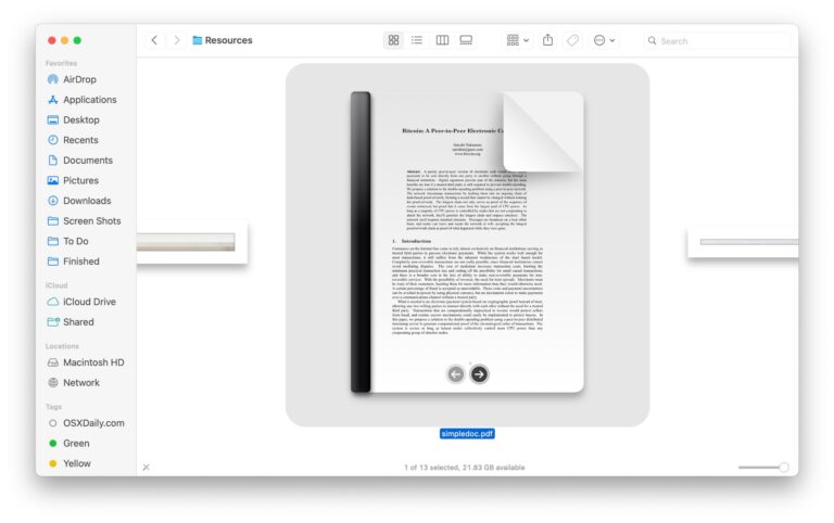 Біткойн Whitepaper приховано в MacOS Біткойн Whitepaper приховано в MacOS