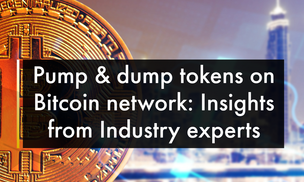 Токени Pump & Dump у мережі Bitcoin: висновки експертів галузі | CryptoTvplus Токени Pump & Dump у мережі Bitcoin: висновки експертів галузі | CryptoTvplus