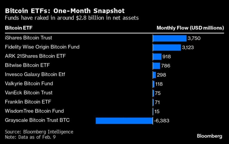 Біткойн зріс до 50 000 доларів США вперше з 2021 року на вимогу ETF