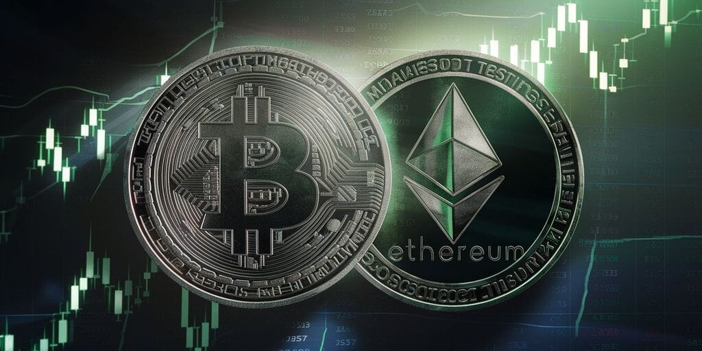 Біткойн і Ethereum бачать 3% приросту в міру уповільнення