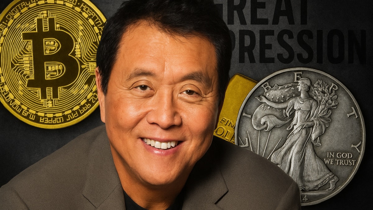 Kiyosaki прогнозує Bitcoin на 1 мільйон доларів, золото – 30 000 доларів до 2035 року, каже: “Не витрачайте цю гігантську катастрофу” Kiyosaki прогнозує Bitcoin на 1 мільйон доларів, золото – 30 000 доларів до 2035 року, каже: “Не витрачайте цю гігантську катастрофу”