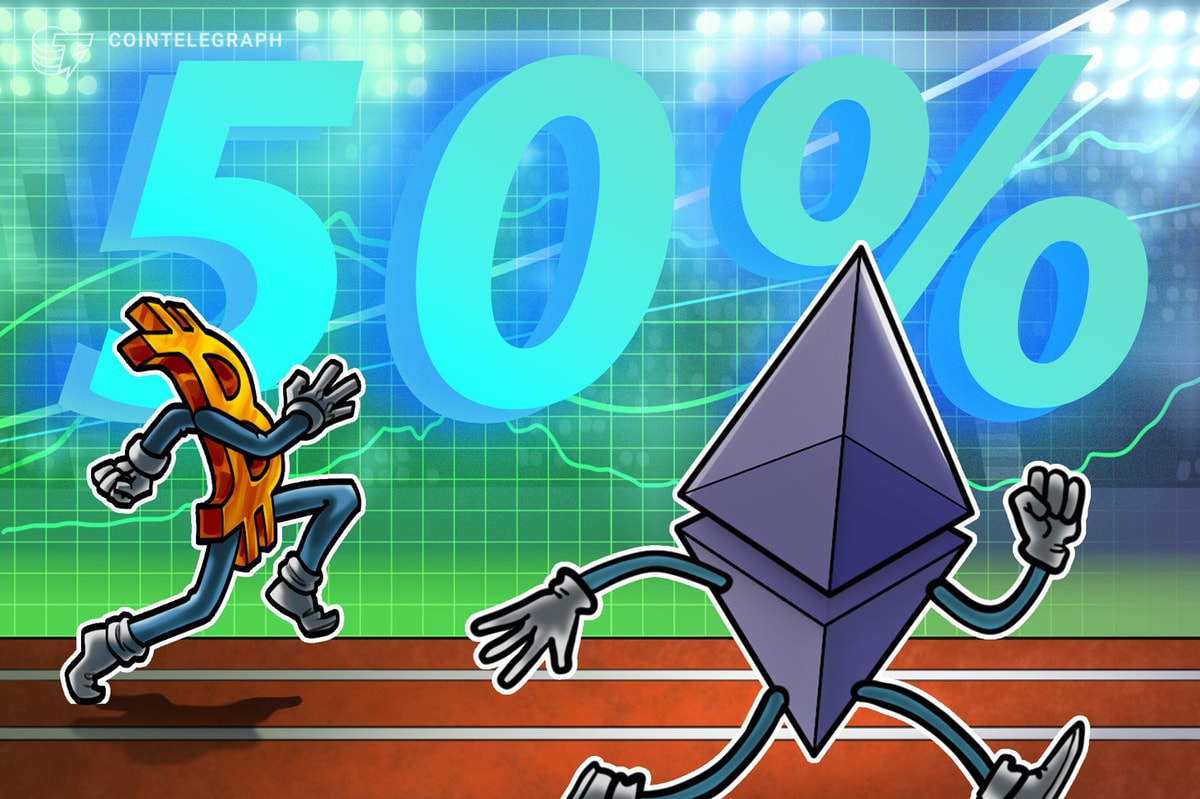 50 -відсотковий ралі Ethereum проти Bitcoin Sparks Altseason сподівається 50 -відсотковий ралі Ethereum проти Bitcoin Sparks Altseason сподівається