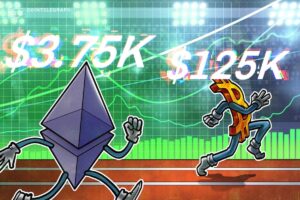 Біткойн, ефір накинувся нагору, коли ETH потрапляє на 7 місяців