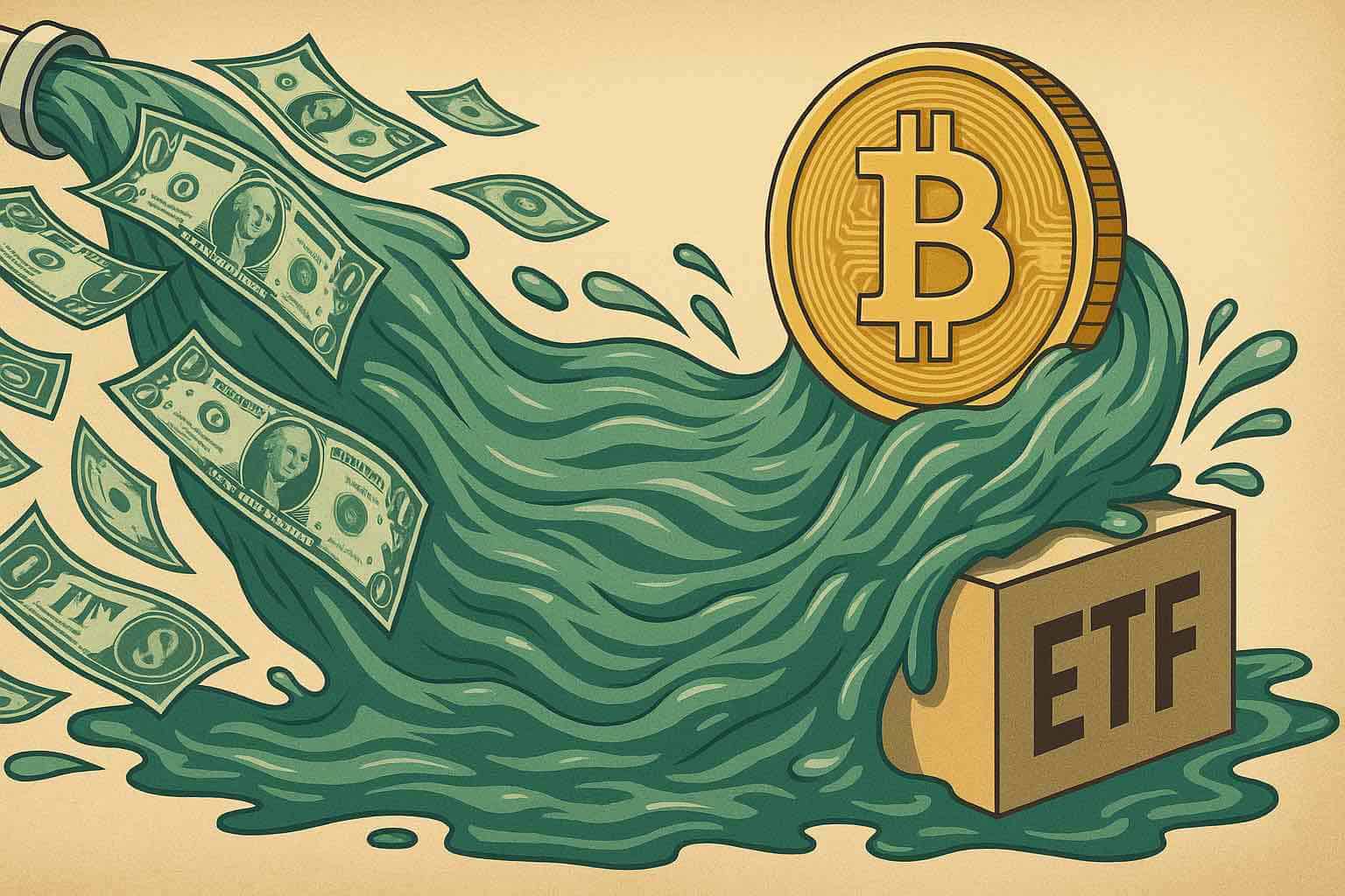 Біткойн ETF див. Послідовний приплив у розмірі 1 млрд. Дол.