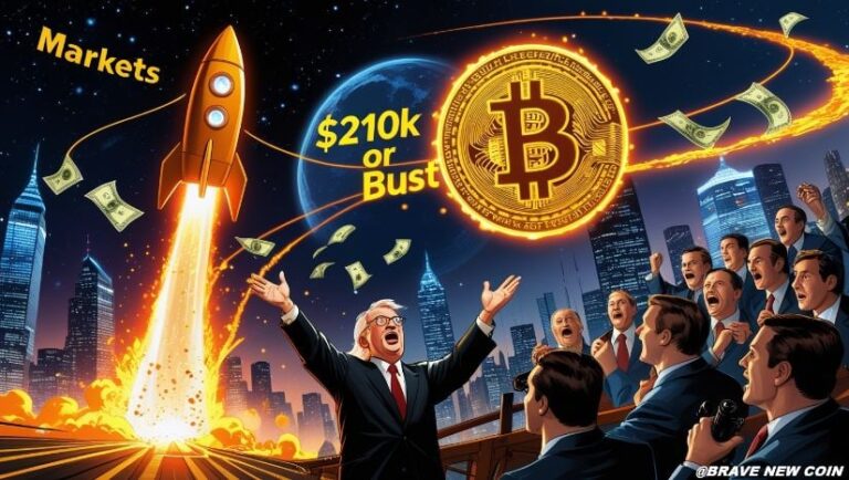Прогнозування ціни на біткойн (BTC): Біткойн очі 210 тис. Дол.