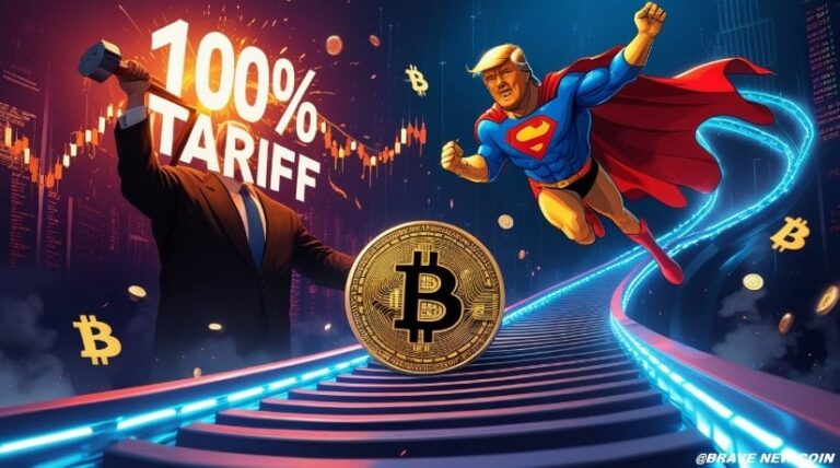 Прогнозування ціни на біткойн (BTC): 100% тарифи Трампа запускає Bitcoin Selloff, але міцність на блокчейн натякає на відновлення