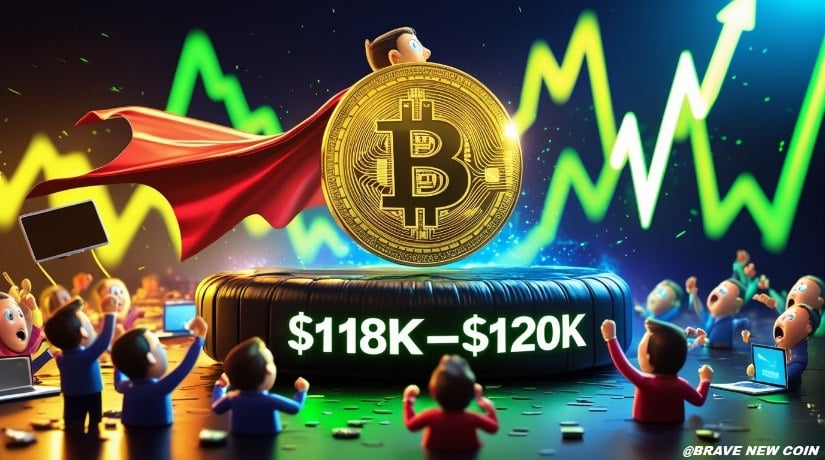 Прогнозування ціни на біткойн (BTC): Bitcoin Eyes Сильний відскок після $ 118 тис.-120 тис. Дол.