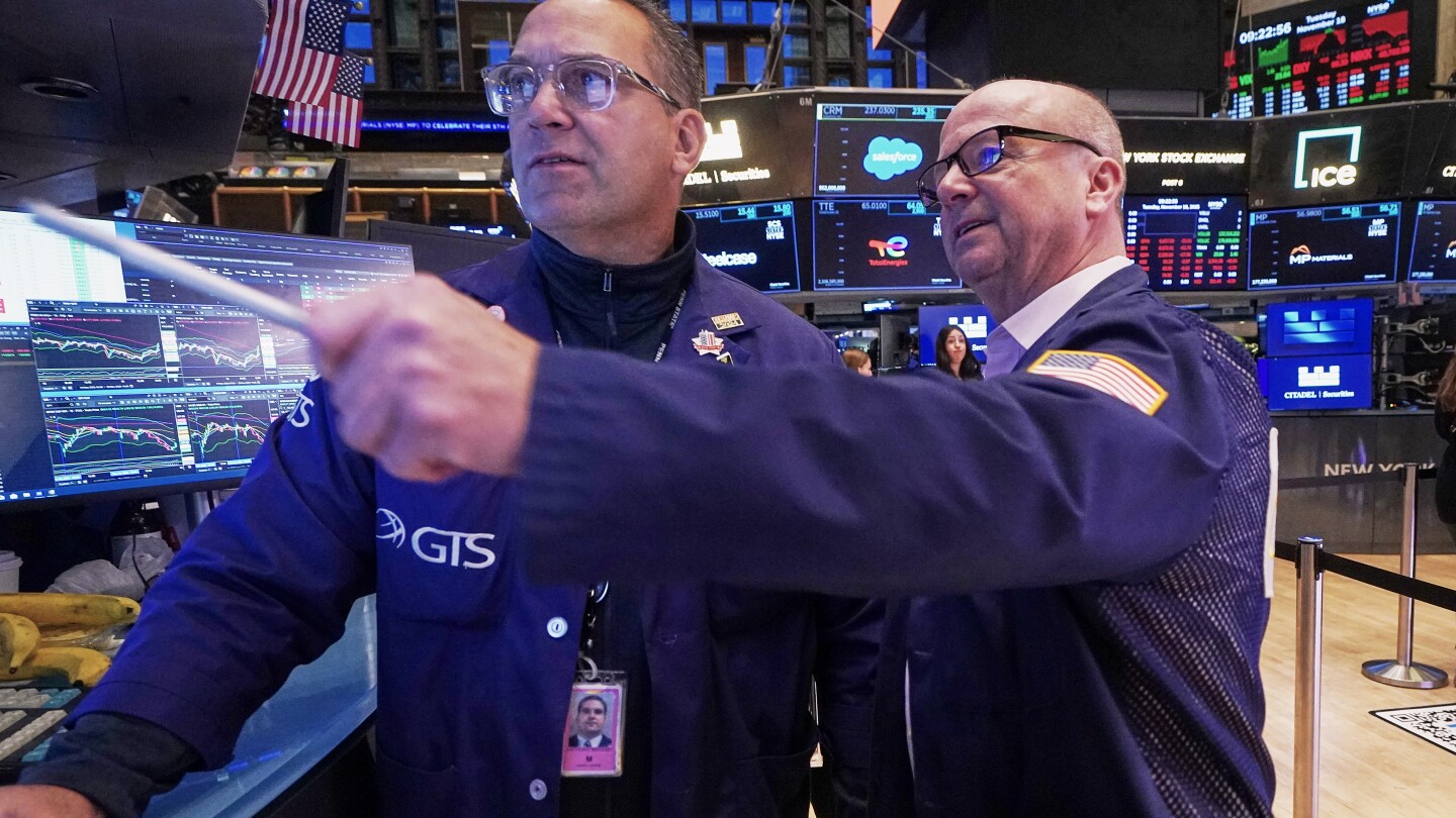 Уолл-стріт переживає ще один жахливий день через хвилювання про надто високі ціни на Nvidia та біткойн Уолл-стріт переживає ще один жахливий день через хвилювання про надто високі ціни на Nvidia та біткойн