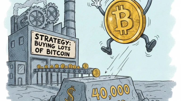 Ціна біткойна може впасти до 40 000 доларів, попереджають трейдери, навіть якщо стратегія додає 100 мільйонів доларів