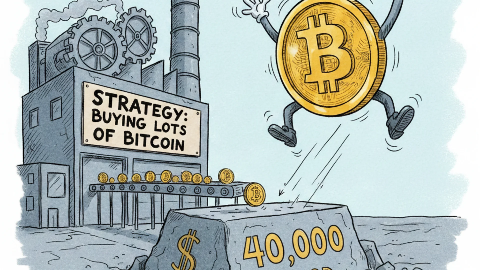 Ціна біткойна може впасти до 40 000 доларів, попереджають трейдери, навіть якщо стратегія додає 100 мільйонів доларів