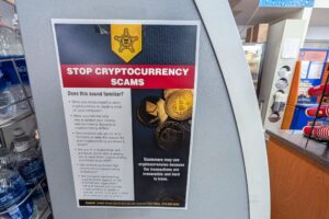 Сан-Антоніо розправляється з шахрайськими банкоматами Bitcoin із попереджувальним знаком